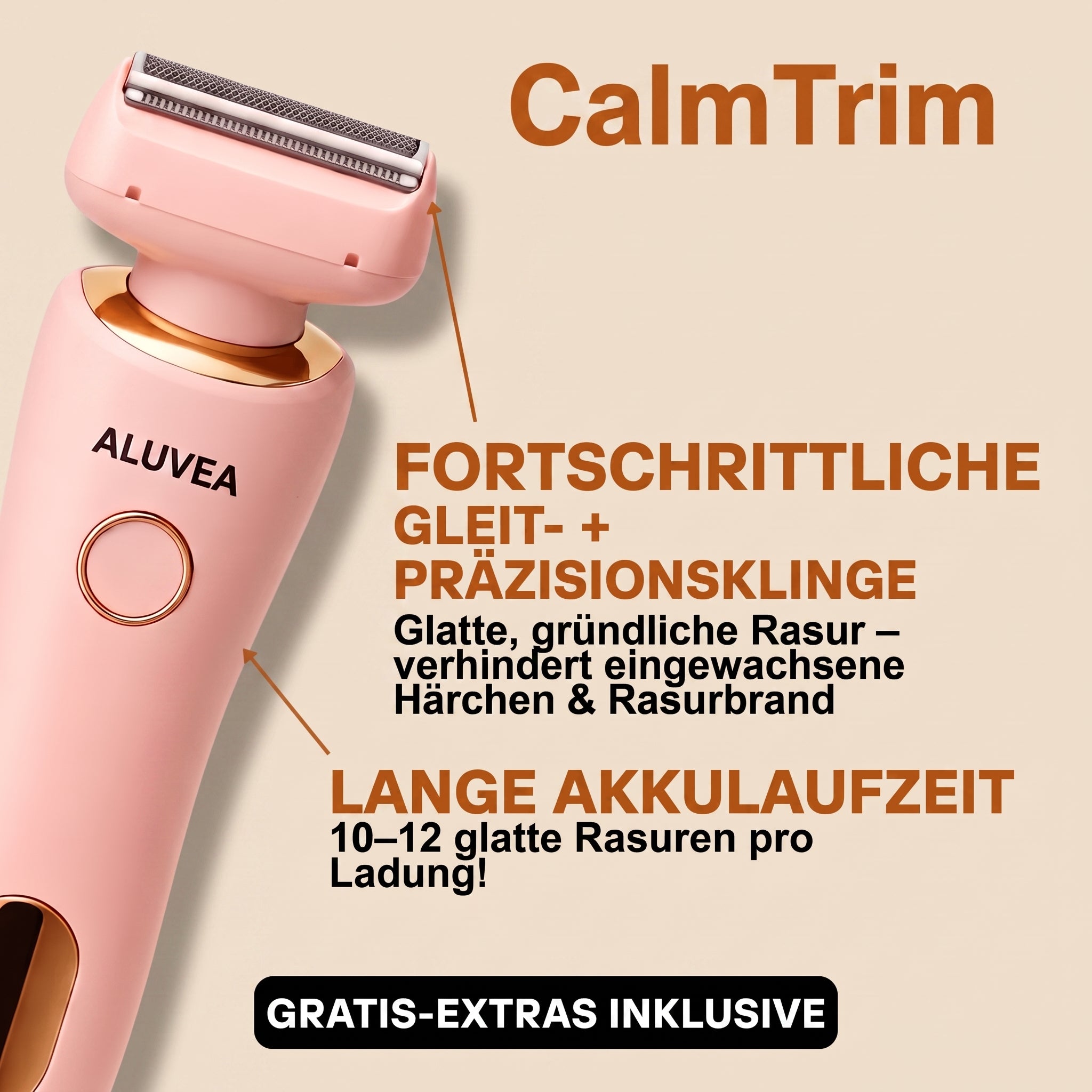 CalmTrim – Elektrischer Rasierer & Trimmer